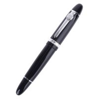ใหม่ Jinhao 159สีดำและ Silver M Nib ปากกาหมึกซึมหนา