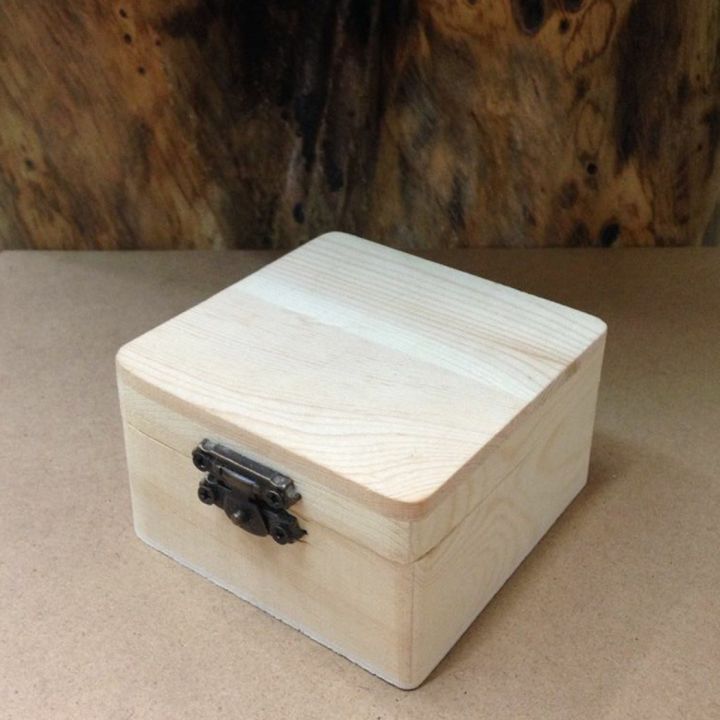กล่องกล่องเก็บของ8-8-4-5ซม-ใหม่เอี่ยมบรรจุภัณฑ์ธรรมชาติกล่องเก็บของไม้