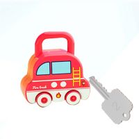 Kids Learning Lock with Key Car Games Montessori Educational Toy Number Matching Lock Toys Sensory Toys For Children 1 2 3 Years