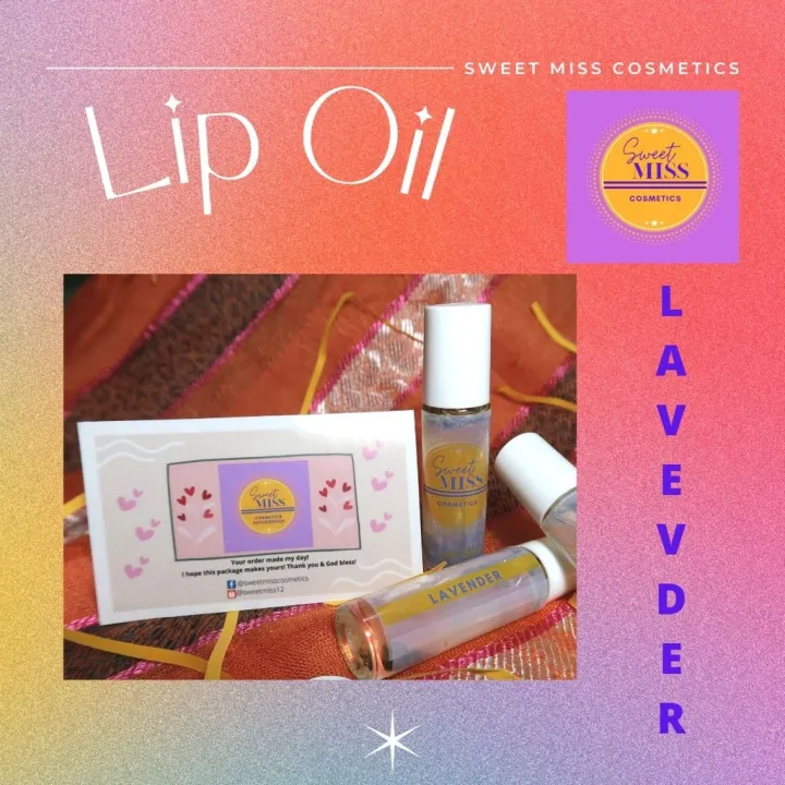 Lip Oil with Natural Flower (Made with highquality/premium oils such