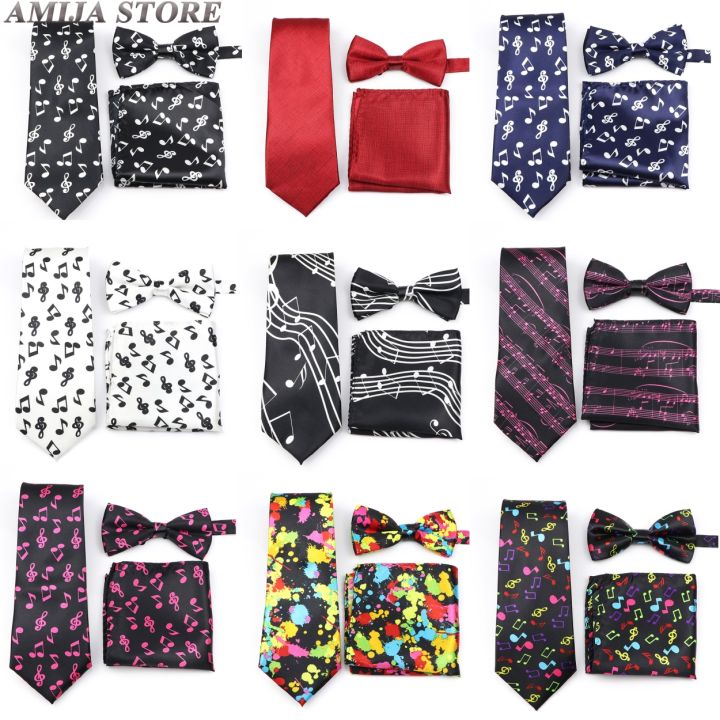 new-musical-men-39-s-tie-set-piano-stave-guitar-necktie-pocket-square-bowtie-accessories-daily-wear-wedding-party-gift-for-man