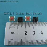 6X6X3.1 6X6X2.5สวิตซ์กดติดปล่อยดับแบบ In-Line/SMD สามารถซื้อได้โดยตรง