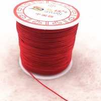 【YD】 100M/Roll 0.8mm Cord Thread Chinese Knot Macrame Braided String Tassels Beading