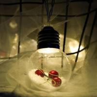 Led cherry bulb string light Christmas decorative holiday light