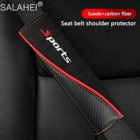 2PC Car Seat Belt Cover Shoulder Protector Pad For VW Volkswagen Jetta Bora Candy Golf Sagitar Magotan Polo Interior Accessories Seat Covers