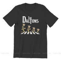 【 Cw】 Luke การ์ตูน Daltons เสื้อยืดวินเทจกรันจ์เสื้อผ้าผู้ชายท็อปส์พลัสขนาดผ้าฝ้าย O-คอเสื้อยืด