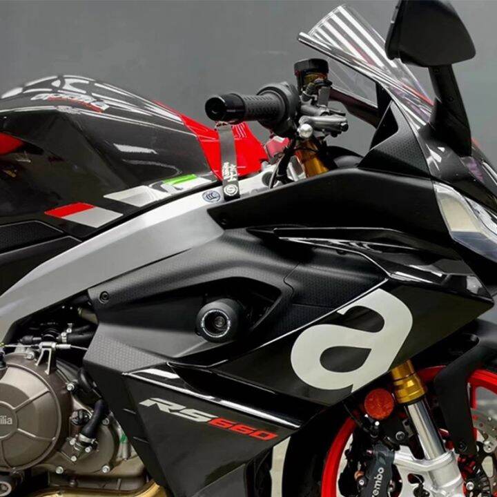 อุปกรณ์เสริมรถจักรยานยนต์แผ่นป้องกันกันล้มกันกระแทกสำหรับ-aprilia-rs660-rs-660-2020-2021-2022