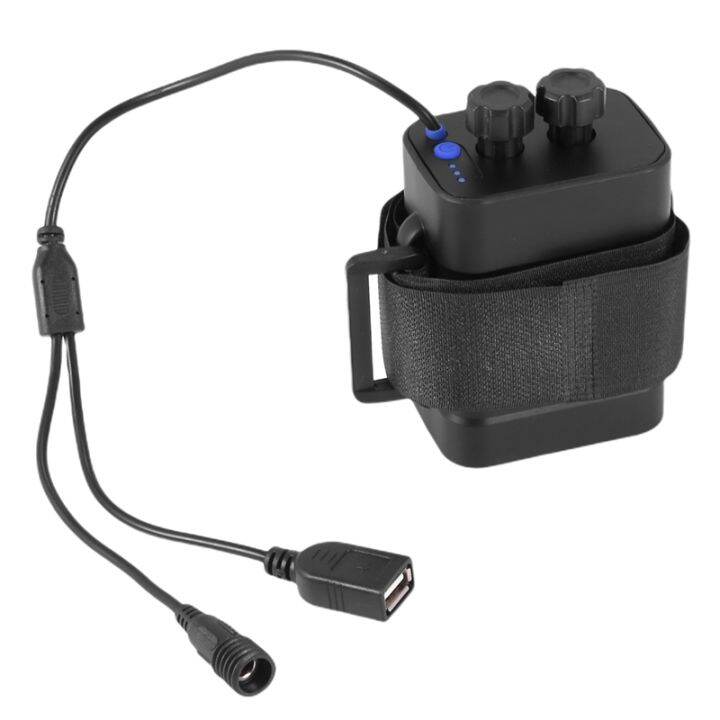 Waterproof DIY 6X 18650 Battery Case Box Cover with 12V DC and USB