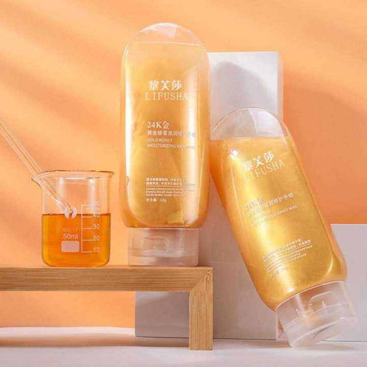 AUTHENTIC LIFUSHA Honey Hand Wax Moisturizing Whitening Hand Skin