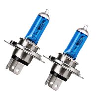 FISHBERG 2pcs Car Halogen Xenon Light Bulb High Low Beam H4 12V 60/55W P43T 9003 Super Xenon White 6000K Headlight Lamp Bulbs  LEDs  HIDs