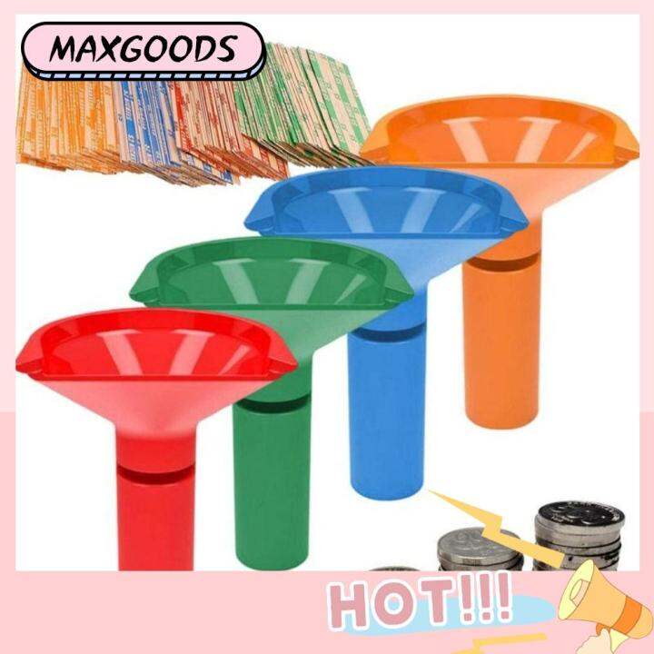 MAXG Hot Dimes and Quar for All Coins Funnel Shaped Coin Wrappers Coin