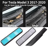 、‘】【； Car Air Flow Vent Cover Trim For Tesla Model 3 2017-2020 Air Filter Accessories Anti-Blocking Intake Protection