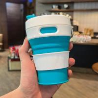 Novelty  Useful Foldable Design Water Bottle Silicone Water Jug Good Sealing   Travel Accessories Cups