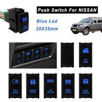 12V Blue Push Button Switch REAR SPOT LED LIGHTS BAR For Nissan Navara D40 Patrol X-Trail T31 Pathfinder R51 OEM Replacement