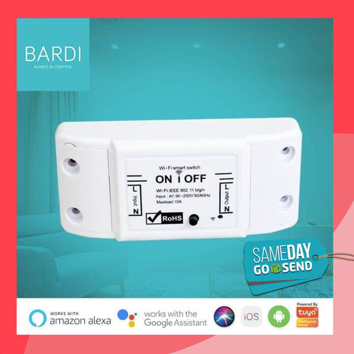 BARDI Smart Breaker On Off Switch Wireless Wifi Plug Otomatis Saklar ...