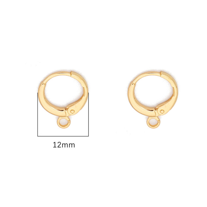 10ชิ้น-ถุง14k-gold-silver-plated-ทองเหลืองทองแดงต่างหูตะขอ-clasp-ต่างหูสำหรับต่างหูทำเครื่องประดับ