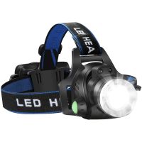 【DT】hot！ 2x18650 USB Rechargeable Headlamp Sensor Led Flashlight Lantern Fishing Camping Headlight