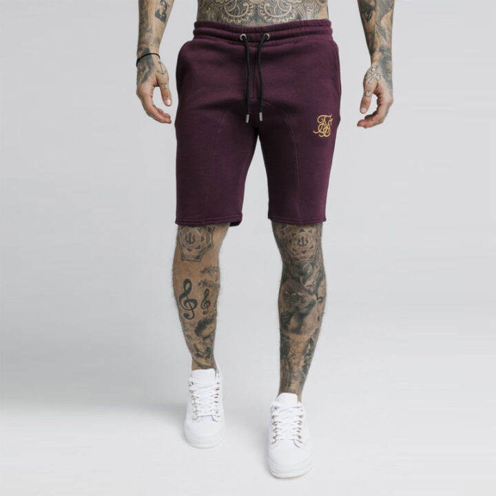 new-summer-sik-silk-men-short-gyms-slim-fit-bodybuilding-fashion-joggers-sweatpants-men-fitness-shorts-sportswear