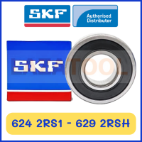 SKF 624-2RS1 SKF 625-2RS1 SKF 626-2RSH SKF 626-2RSH/C3 SKF 627-2RSH SKF 627-2RSH/C3 SKF 629-2RSH SKF 629-2RSH/C3 ตลับลูกปืน ฝาปิดยาง 2 ด้าน *C3 รองรับความเร็วรอบสูง*ของแท้