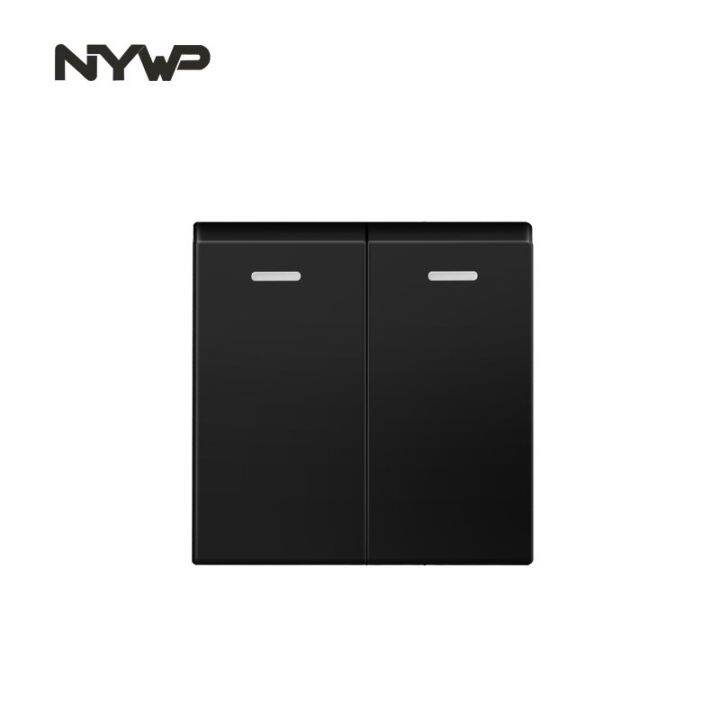 nywp-wall-mount-module-diy-european-standard-pc-black-panel-socket-switch-button-free-combination-function