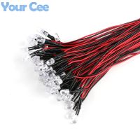 【CW】﹊◙▩  10pcs Diodes 5mm Red/Green/Blue/Yellow/UV/Orange/Pink/Warm/White/RGB Pre-Wired 20cm Cable 5V-12VDC