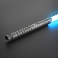 ▧☾✜ RGB Metal Lightsaber Dueling Smooth Swing Laser Sword Sabre De Luz 15 Color Changing 12 Sounds FOC Rave Weapon Flashing Toy