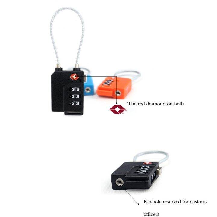 cc-3-digit-password-lock-wire-security-suitcase-luggage-coded-cupboard-cabinet-locker-padlock