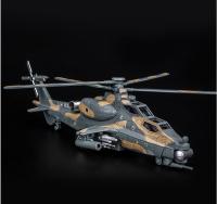 High imulation Armed Helicopter Model 1: 32 Alloy Pull Back Airplane Model Musical Flashing metal diecast Free Shipping