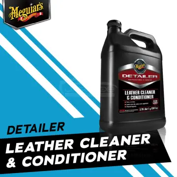 Meguiars D180 Leather Cleaner and Conditioner Kit | 1 Gallon and Bottle