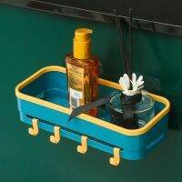 [COD] bathroom storage drain basket multi-layer artifact free punching