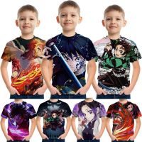 Demon Slayer T-shirt for kids (3-13 Years Old) Boys and Girls  Summer shirt