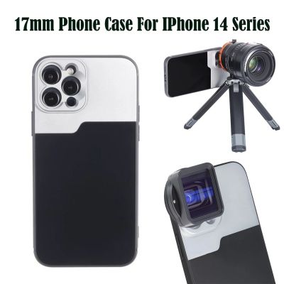Universal 17MM Thread Phone Case for iPhone 14 Pro Max 14 Plus for zomei kase Anamorphic Telescope Macro Telephoto lens Case
