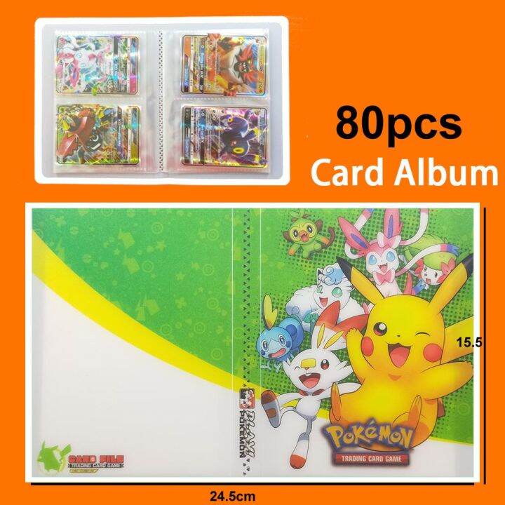 ที่เก็บของการ์ดโปเกมอนหนังสืออัลบั้มการ์ตูน-takara-tomy-ใหม่80-240ชิ้นการ์ดเกม-vmax-gx-ex-collection-โฟลเดอร์ของเล่นสุดเจ๋งสำหรับเด็ก