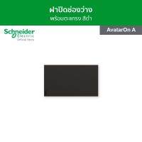 Schneider ฝาปิดช่องว่าง พร้อมตะแกรง ขนาด 3 ช่อง สีดำ รหัส M3T01BP_BK รุ่น AvatarOn A