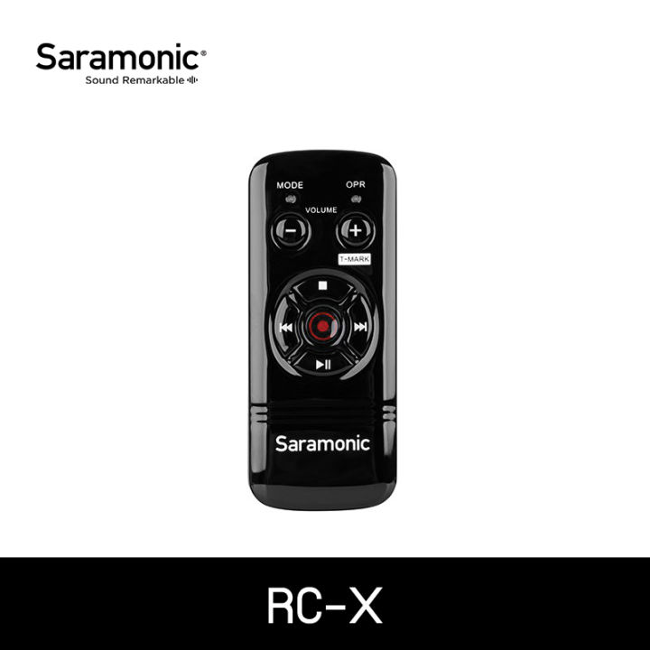 saramonic-รีโมท-rc-x-สำหรับควบคุมเครื่องบันทึกเสียง-zoom-h5-h6-h4n-h4n-pro-h2n-และ-sony-m10-d50-d100