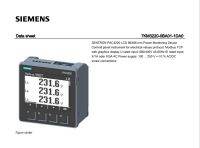 7KM3220-0BA01-1DA0 PAC3220 LCD 96X96 mm Power Monitoring