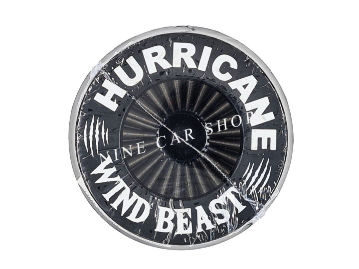 hurricane-กรองอากาศเปลือย-wind-beast-สแตนเลส-ฐาน-7-นิ้ว-ปาก-3-นิ้ว