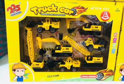 ของเล่น รถก่อสร้าง วิศวกร พร้อมอุปกรณ์ ของเล่นสร้างเสริมจินตนาการสำหรับเด็ก Truck WagonToys Set