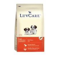 LuvCare 9 kg สูตรลูกสุนัขพันธุ์กลาง รสเนื้อ (Puppies Medium Breed)