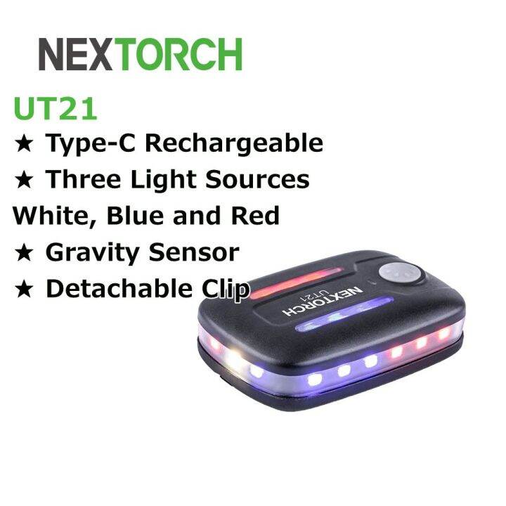 NEXTORCH UT21 MultiFunction(Gravity & Tapping Sensor) Safety/Warning