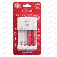 Fujitsu Eco Pack Basic Charger with 2pcs AA 950mah Battery Set  ชุดเครื่องชาร์จพร้อมแบตเตอรี่