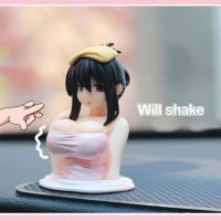 Decorations Dashboard Car Interior Sexy Statue Anime Kawaii Doll Model Collection Ornaments Shaking Chest Kanako Cute