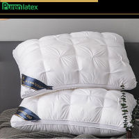 Purenlatex 48x74cm Feather Fiber Pillow First Grade Pure Cotton Pillow Bedding Pillow Large Size Ho Standard Size Pillow