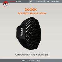 Godox SB-GUE 95 cm. Octa Softbox with Bowen Mount ร่มทรงแปดเหลี่ยม ขนาด 95cm พร้อมกริดและแผ่นกรอง 2 ชั้น ประกันศูนย์ | ALPHAWOLF