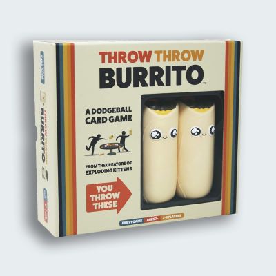 Play Game👉 Throw Throw Burrito by Exploding Kittens - A Dodgeball Play Game - Family-Friendly Party Games