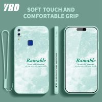 YBD เคสสำหรับโทรศัพท์สไตล์ภาพวาดสีน้ำมัน Vivo Y95 Y93 Y91 Y91i 1807 1816 1817 1811 Y91 U3 วัสดุซิลิโคนบางเป็นพิเศษที่มีลวดลายด้านข้างและสายคล้อง