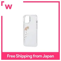 Elecom iPhone 14 / 13 Case Cover Apple Texture Shiba Inu Shockproof Clear PM-A22ATSGDOG