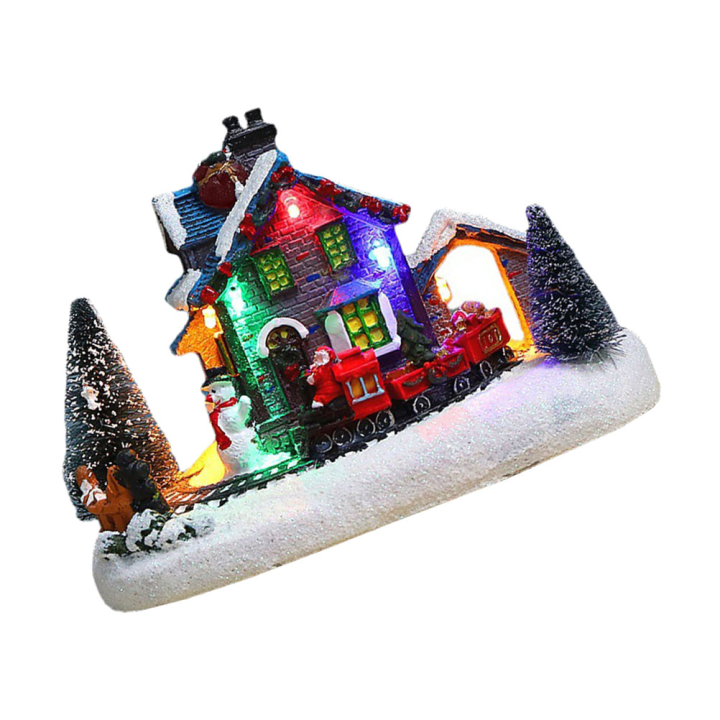 tableescape-decor-ตกแต่งบ้านเรืองแสง-house-luminous-delicate-xmas-home-adorn-เดสก์ท็อปเรซิ่น-warm-light-prop-artware