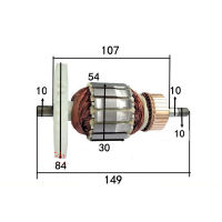 อุปกรณ์เครื่องมือไฟฟ้าสำหรับ Makita 9403เครื่องเข็มขัดโรเตอร์4นิ้วเครื่องเข็มขัด110เครื่องเข็มขัดโรเตอร์ A Rmature สเตเตอร์ AC220V-240V