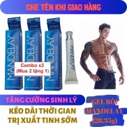 Combo x3Gel bôi trơn MANDELAY cao cấp kéo dài thời gian